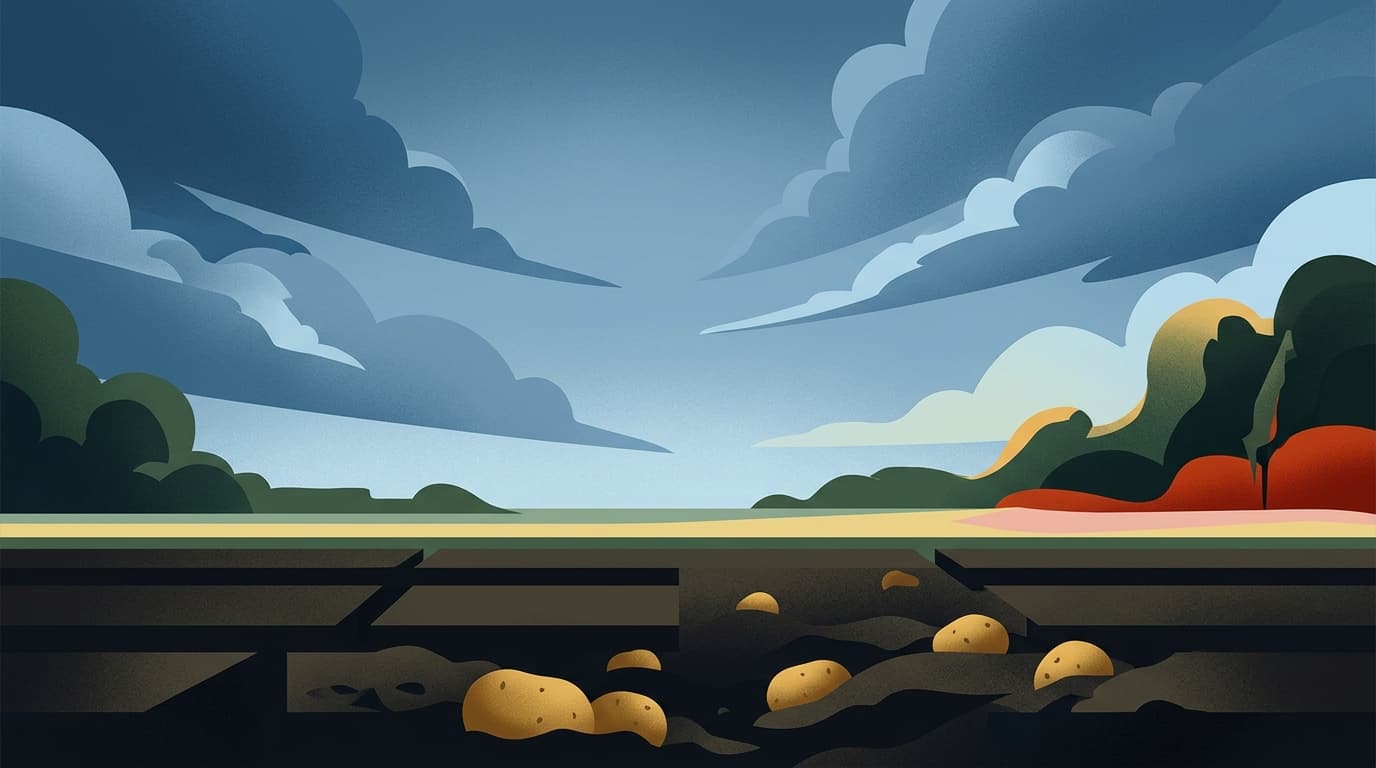 Flevolandse aardappelboer vreest zware verliezen: 'Voorraad is nu niets meer waard'