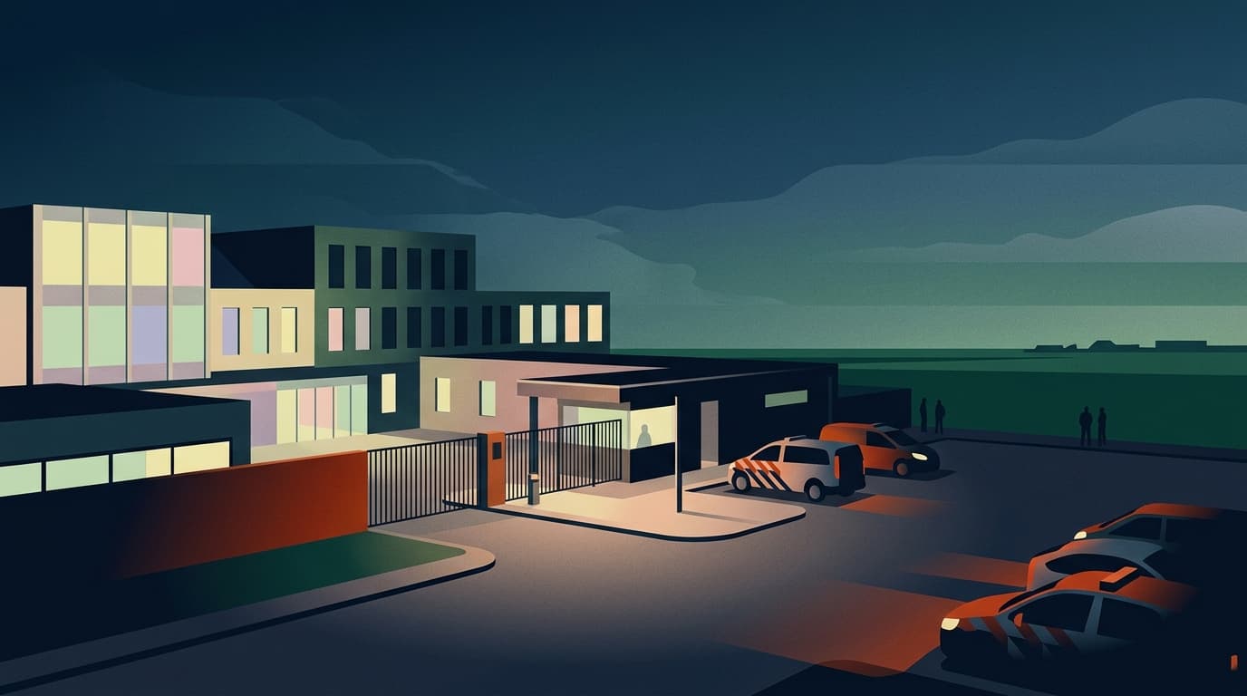 Licht incident op azc Almere Stad, politie doet onderzoek