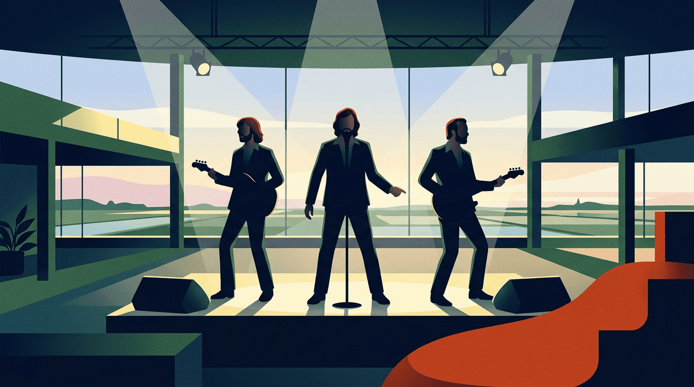 Bee Gees tributeband Maincourse komt naar Flevoland