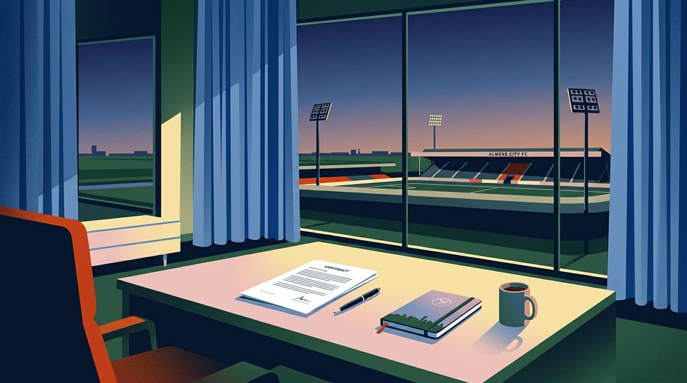 Almere City FC zegt contract Ferdy Druijf en zeven anderen formeel op