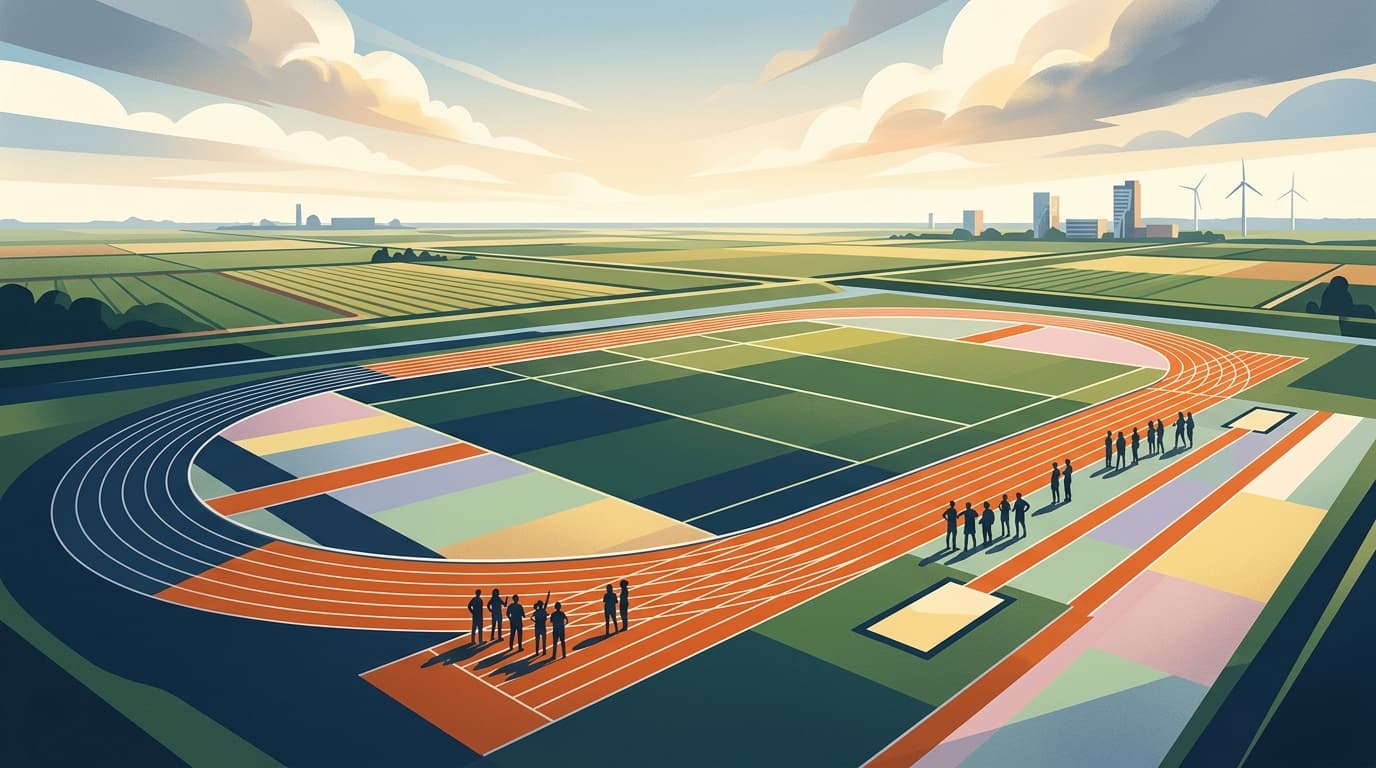 Recordaantal van 316 kinderen bij scholierenatletiekdag AV NOP