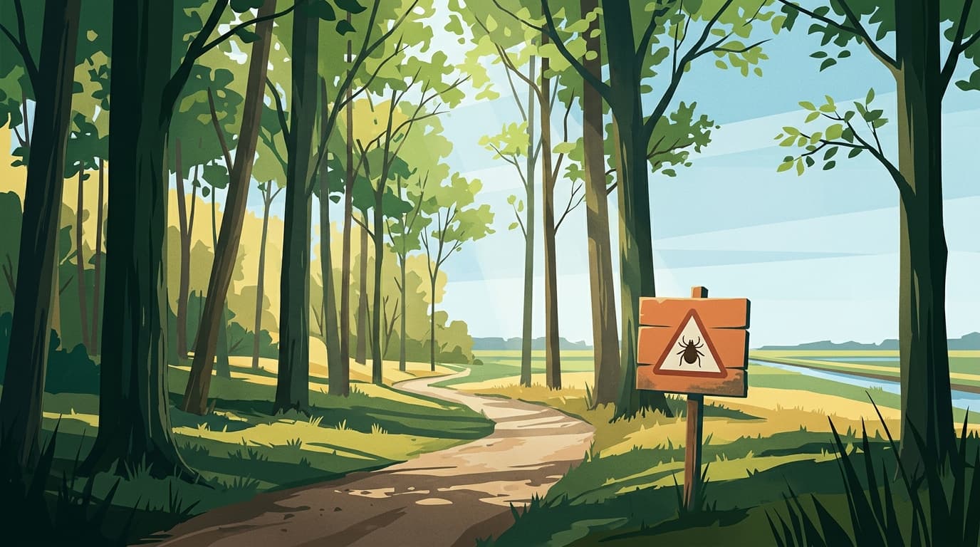 GGD waarschuwt voor tekenbeten in vier Flevolandse natuurgebieden