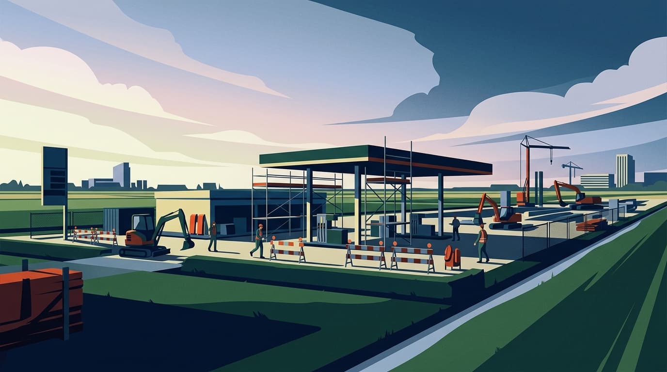 Shell-station Hooiveld Emmeloord sluit vier weken voor vernieuwing