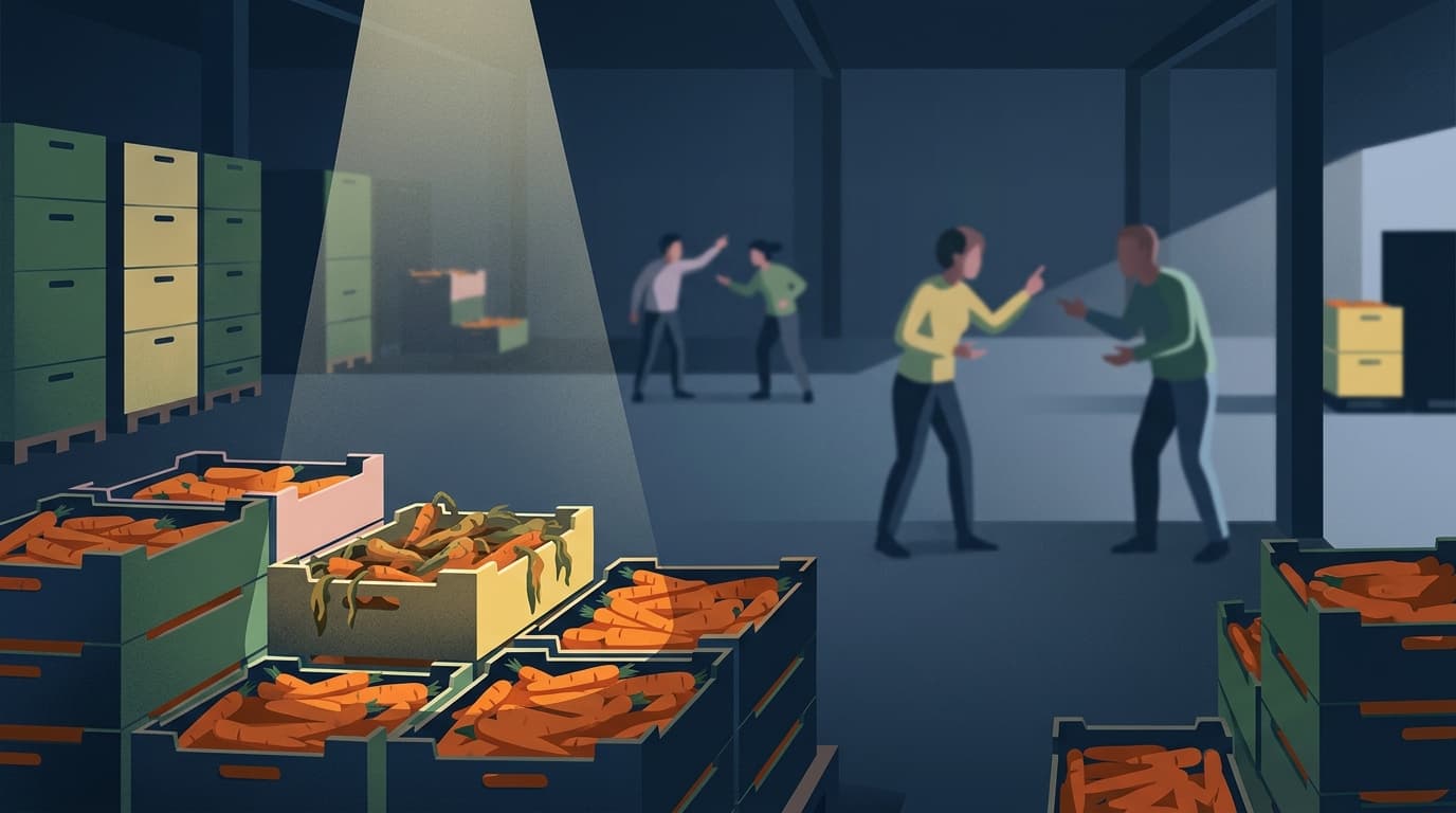 Miljoenen wortels mogelijk verloren door conflict in Nagele