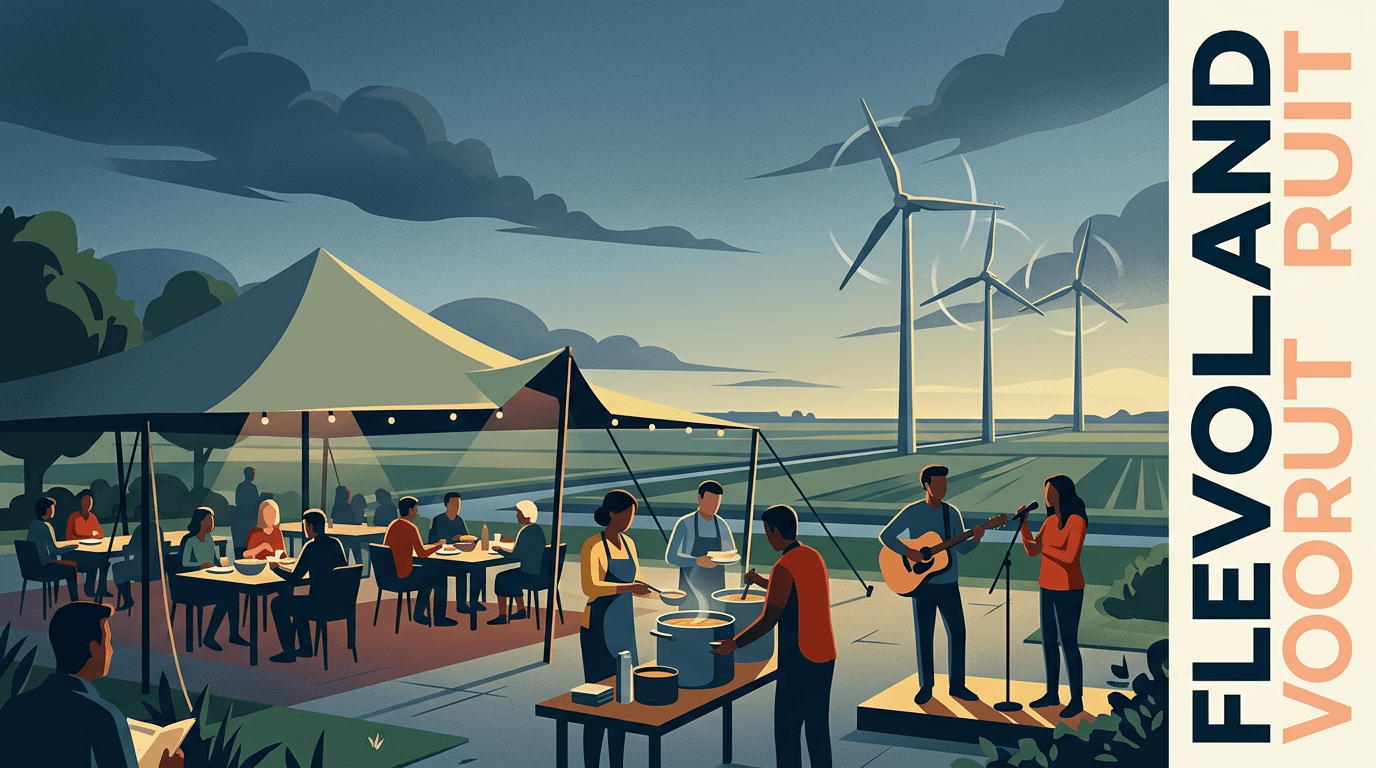 Lelystad viert Pasen met openluchtmaaltijd 'Lelystad aan Tafel'