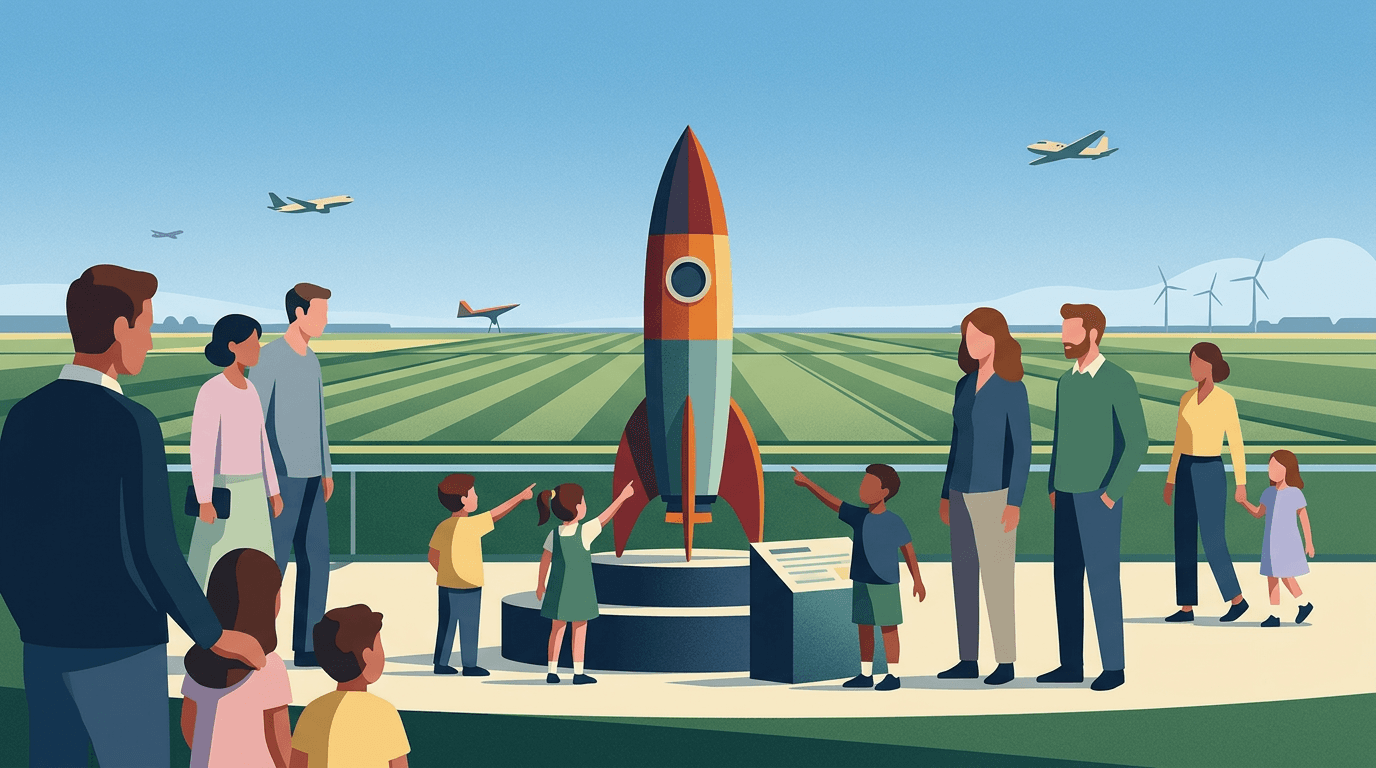 Maanmissie trekt extra bezoekers naar Aviodrome Lelystad