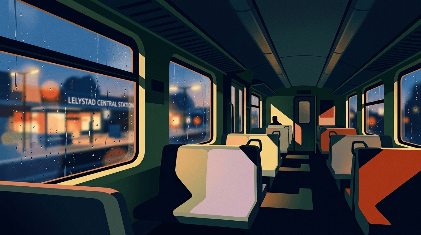 Rapport: Nachttrein Schiphol-Lelystad niet rendabel