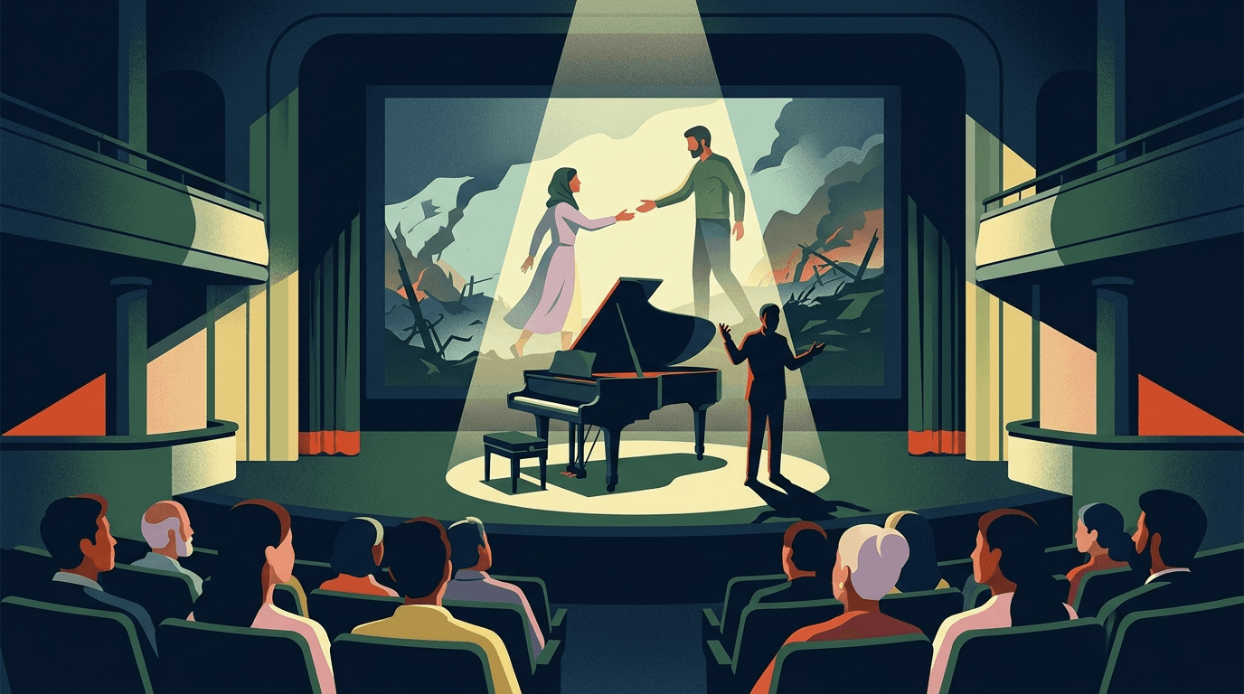 Muzikale vertelling 'Ali & Nino' met Benali en Van den Bercken in De Meerpaal