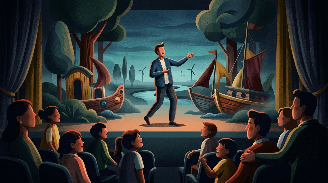 Wijnand Stomp brengt avontuurlijke familievoorstelling 'Toriman' naar Agora Theater