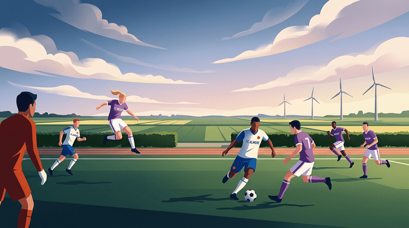 FC Almere en FC Weesp spelen doelpuntrijk oefenduel
