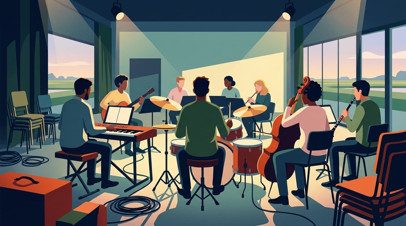 Muziekgroep Flevum in Lelystad verwelkomt nieuwe muzikanten