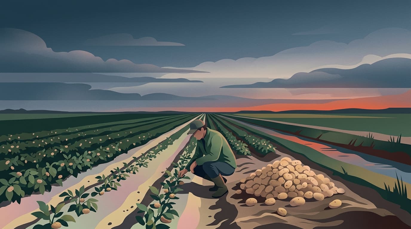 Noodkreet uit Nagele: 80.000 kilo biologische aardappelen dreigen verloren te gaan