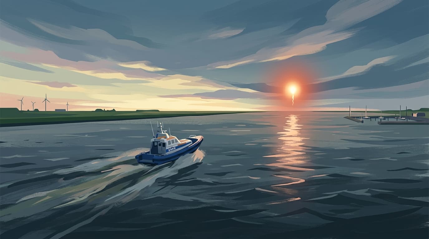 Bof Boekwinkel Dronten schenkt e-flares aan KNRM Urk: Verhoogde veiligheid op het IJsselmeer