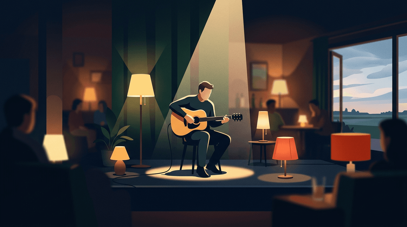 Schemerlampfestival brengt intieme sfeer naar Poppodium De Meester