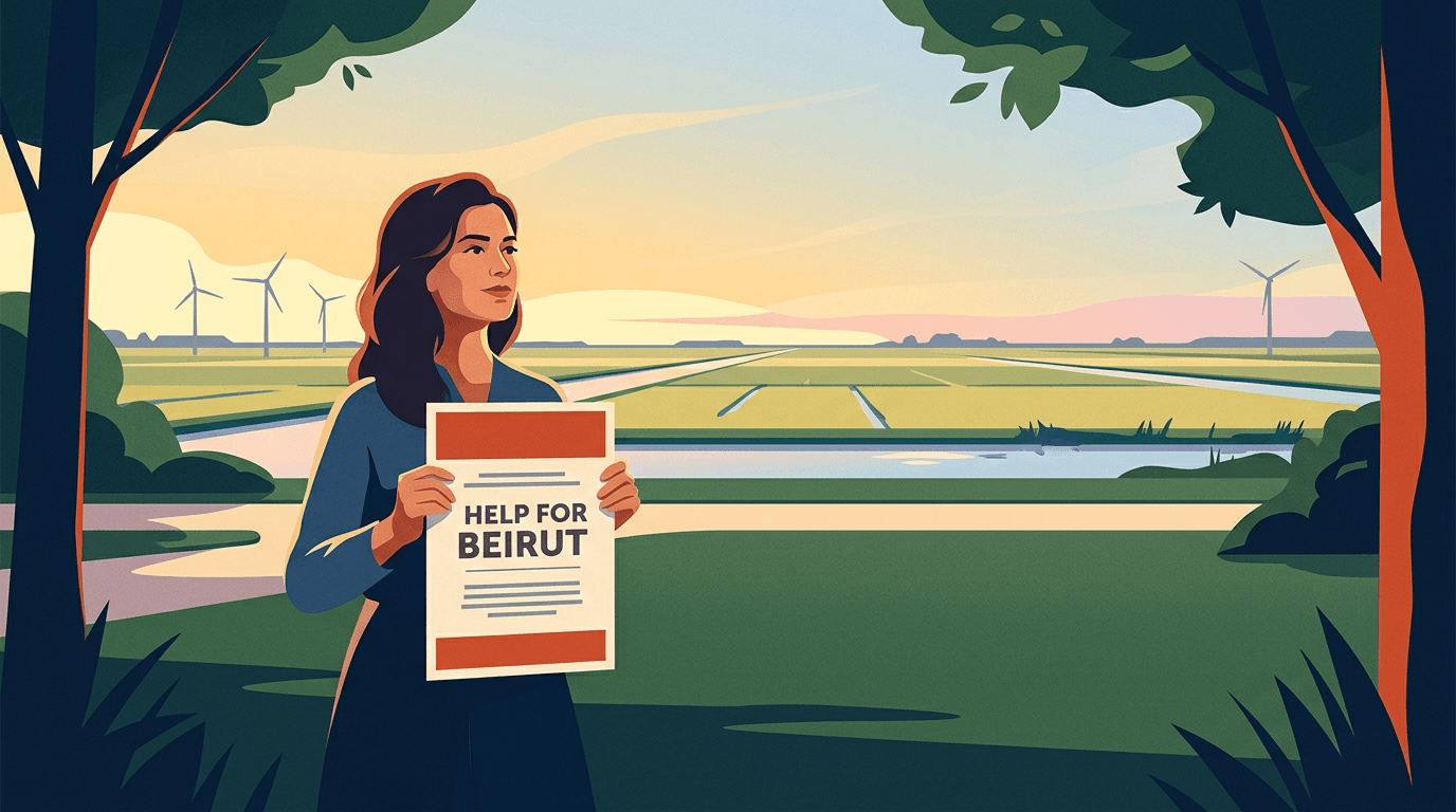 Dialla uit Emmeloord zet zich in voor Libanon