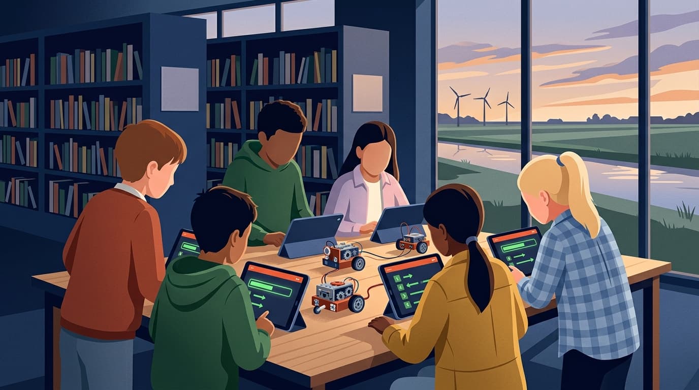 BiblioLab Biddinghuizen: Kinderen ontdekken de wereld van programmeren