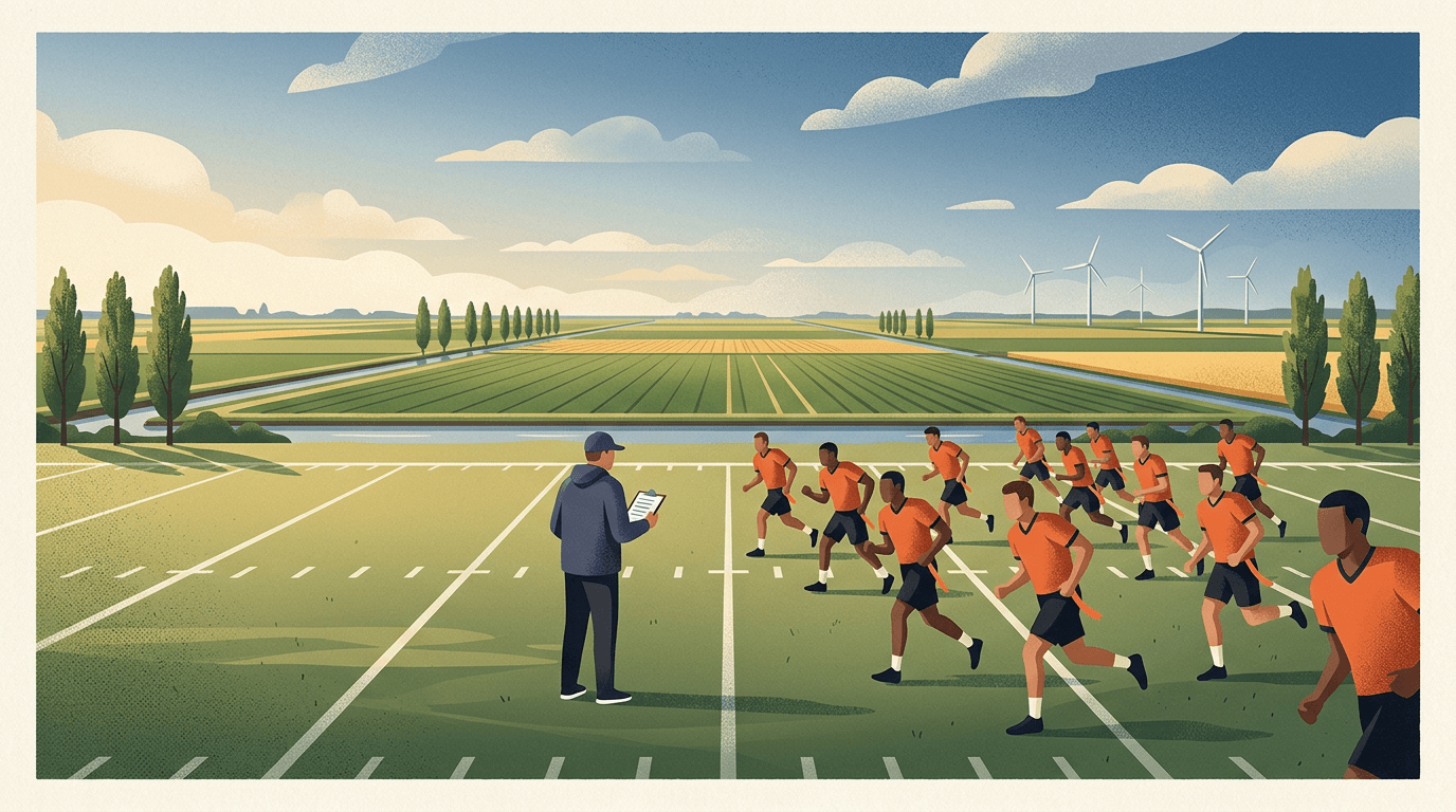 Lelystadse coach droomt van Olympisch succes met Flag Football