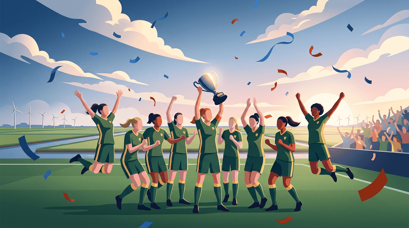 ASV Dronten Vrouwen Kronen Zich tot Kampioen in Zinderende Wedstrijd