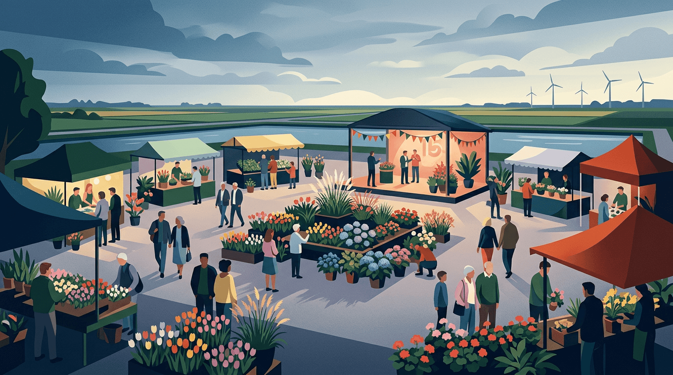 Emmeloord kleurt groen tijdens 15e editie Van Bentem Sierteelt Groendag