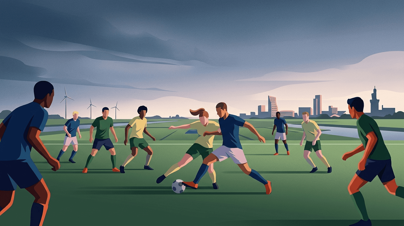 FC Almere speelt gelijk tegen Geuzen/Middenmeer in spannende wedstrijd