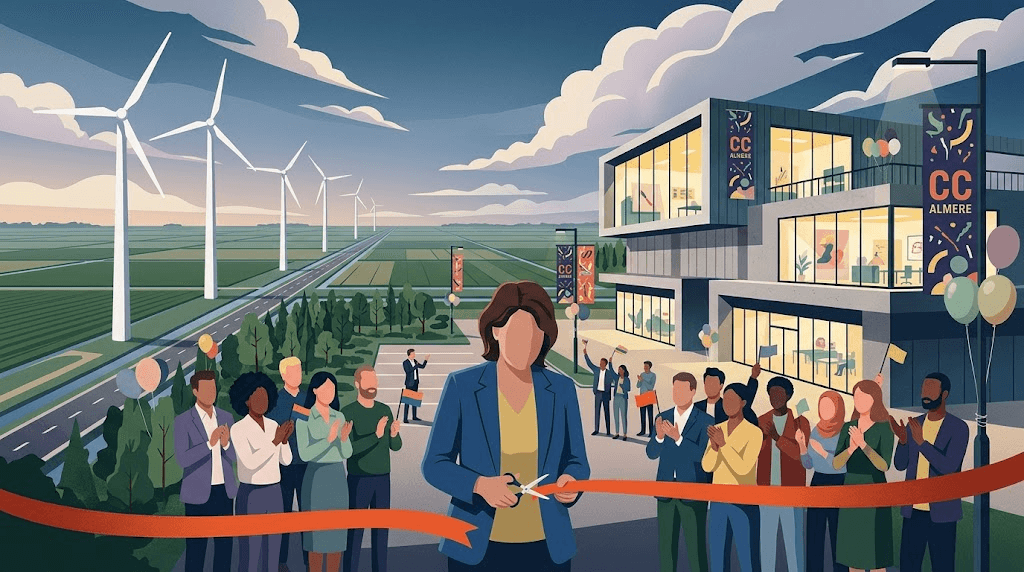 Creative Campus geopend door wethouder Veeningen in Almere