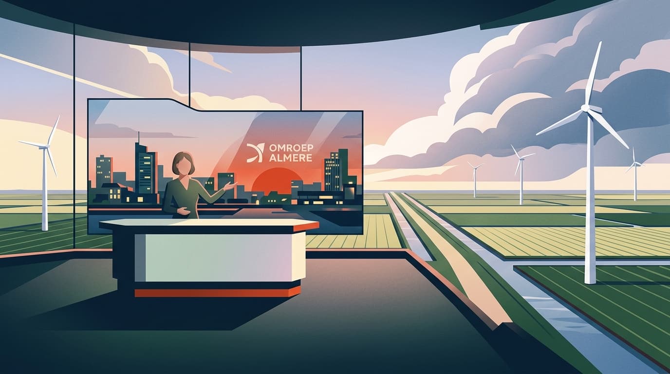 Omroep Almere presenteert weekjournaal met overzicht van Almeers nieuws