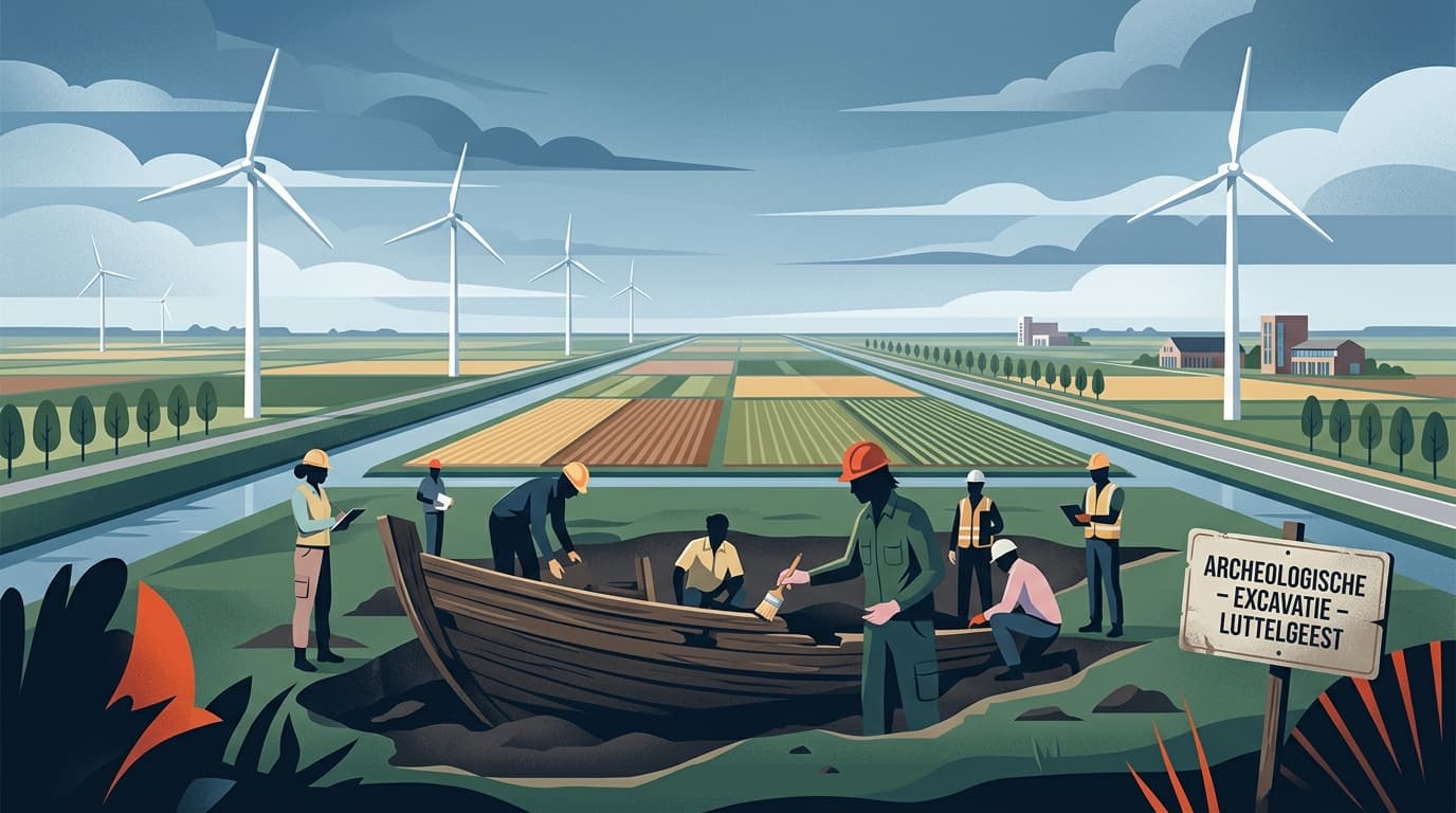 500 jaar oud scheepswrak ontdekt bij Luttelgeest