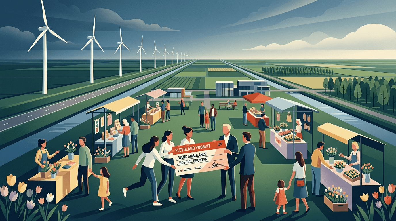 Lentefair PG Dronten zamelt ruim 3000 euro in voor goede doelen