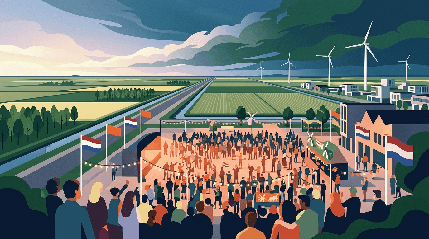 Dronten viert Koningsdag met 'Boer’n Babbels'