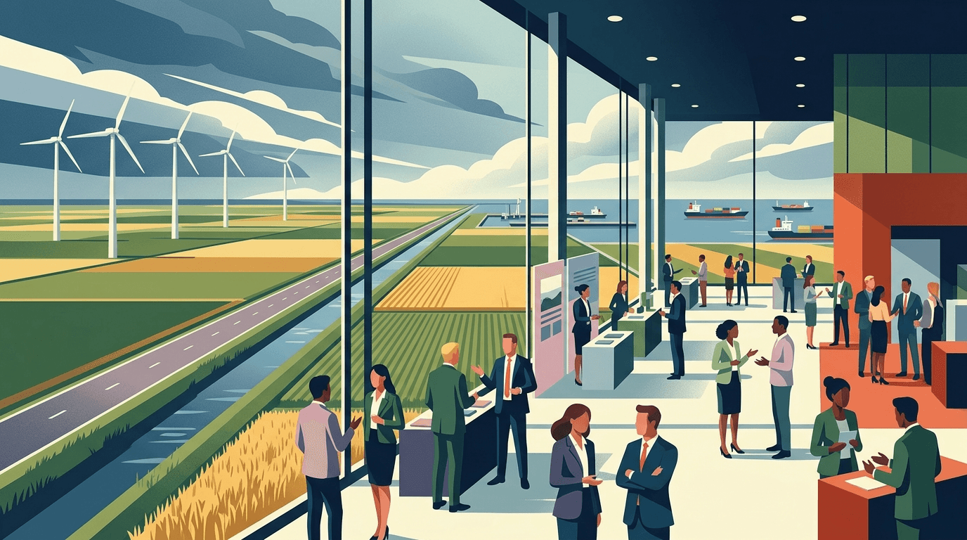 Symposium 'Connected by Trade' op Urk: Internationale kansen en uitdagingen voor Flevolandse ondernemers