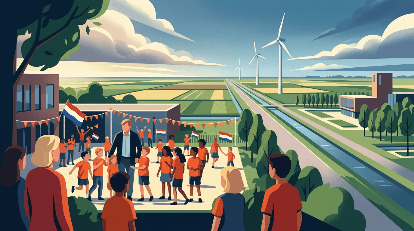 Koning Willem-Alexander opent Koningsspelen in Zeewolde