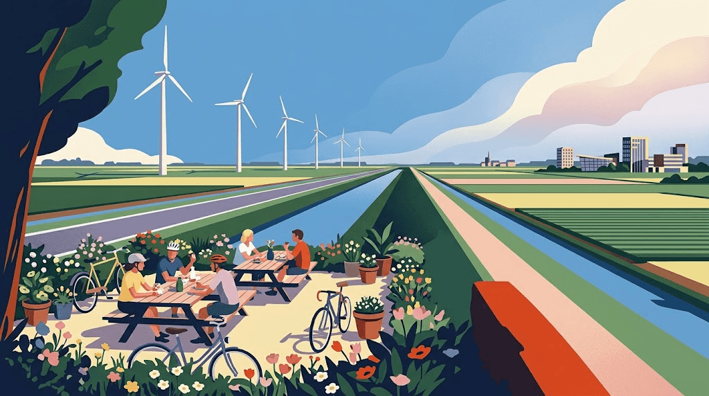 Open dag fietspauzepunten in Flevoland