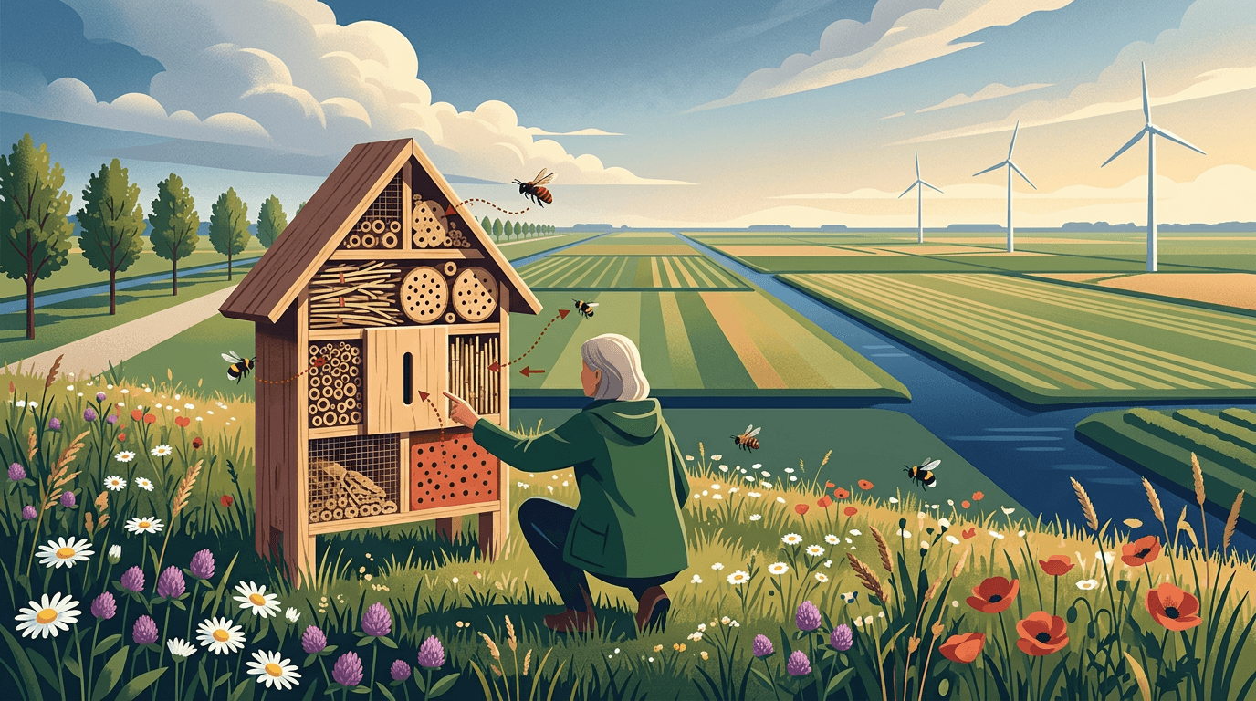 Wilde bijen in Lelystad hebben het moeilijk, maar er is hoop