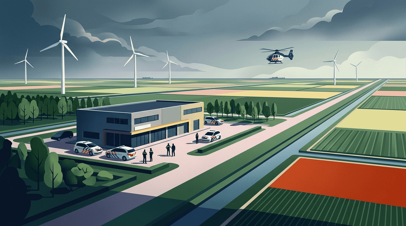 Arrestatieteam valt bedrijfspand binnen in Almere