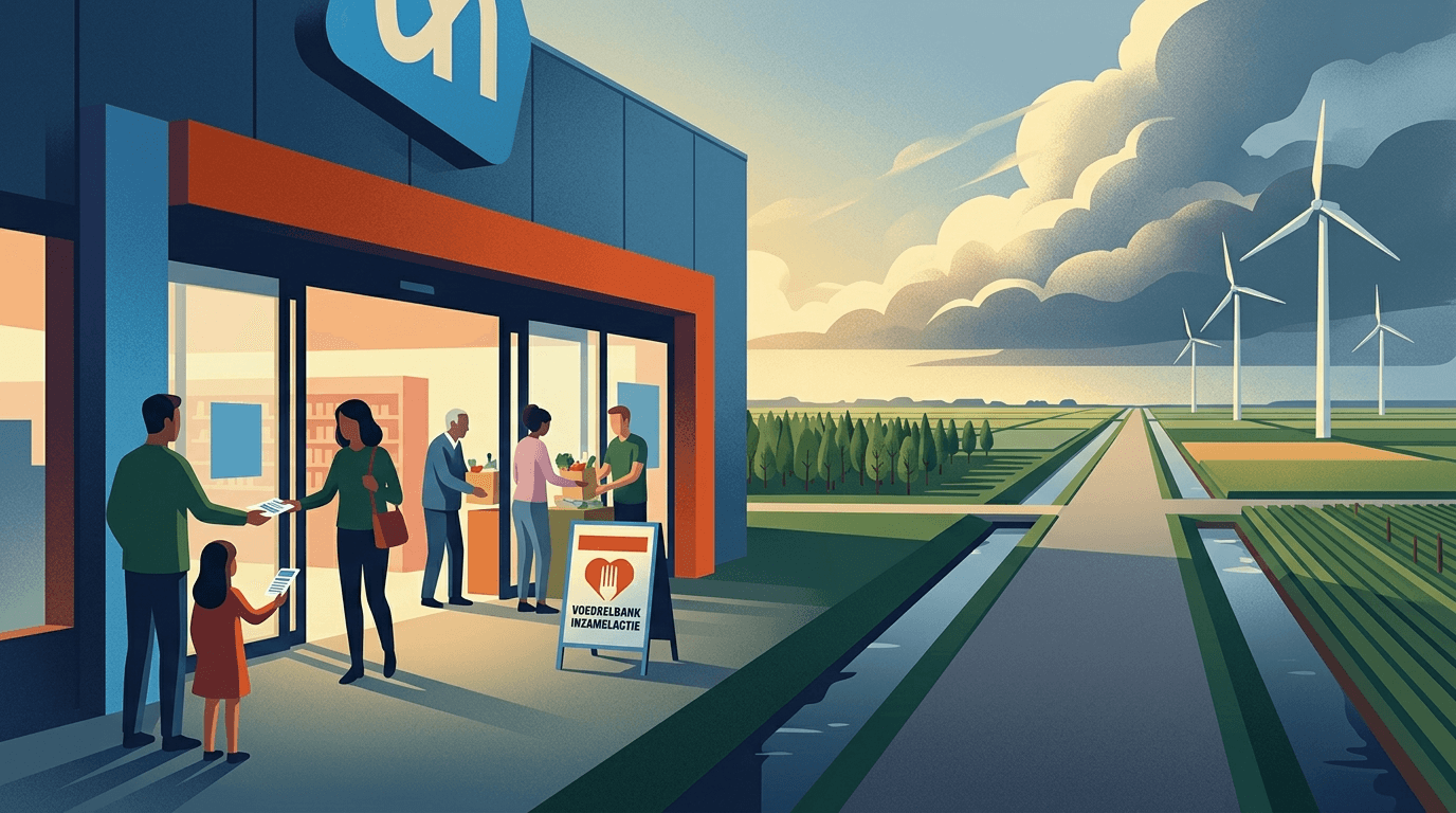 Almeerders geven gul voor Voedselbank tijdens inzamelactie