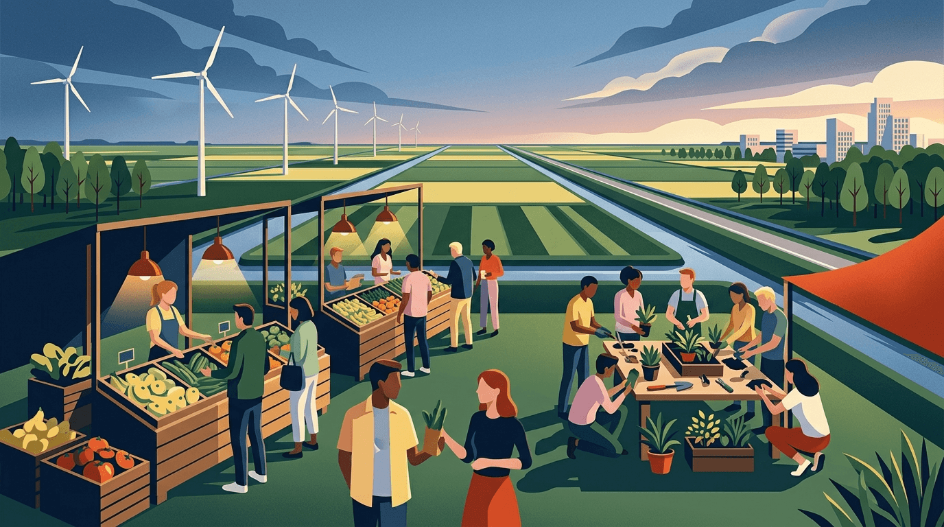 Groene Polder Experience op Boerderij De Zuiderkrib: Boodschappen doen direct bij de boer