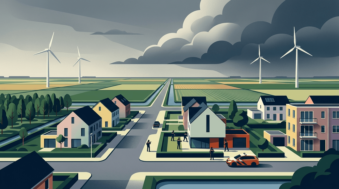 Grootschalig politieonderzoek in Lelystad na overlijden