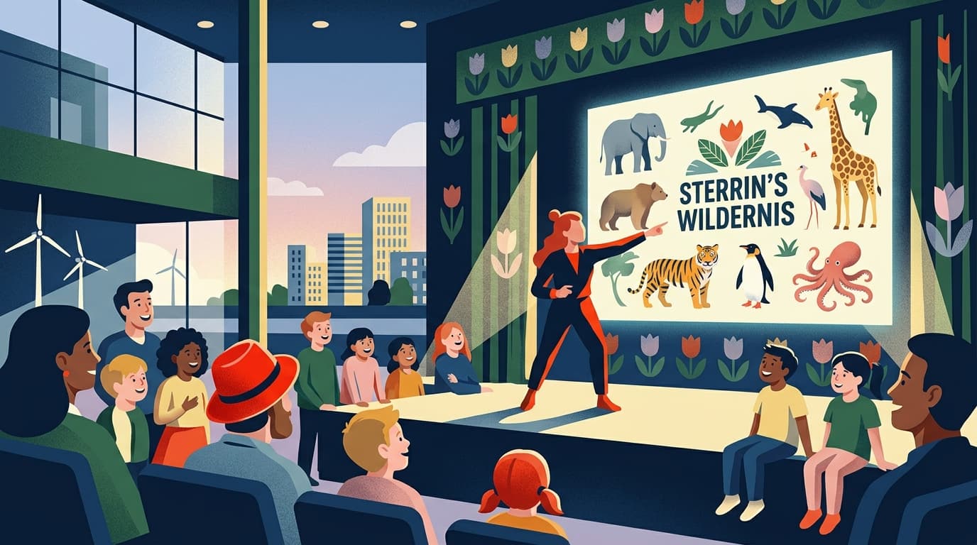 Sterrin Smalbrugge neemt jong en oud mee op ontdekkingstocht door het dierenrijk in De Meerpaal