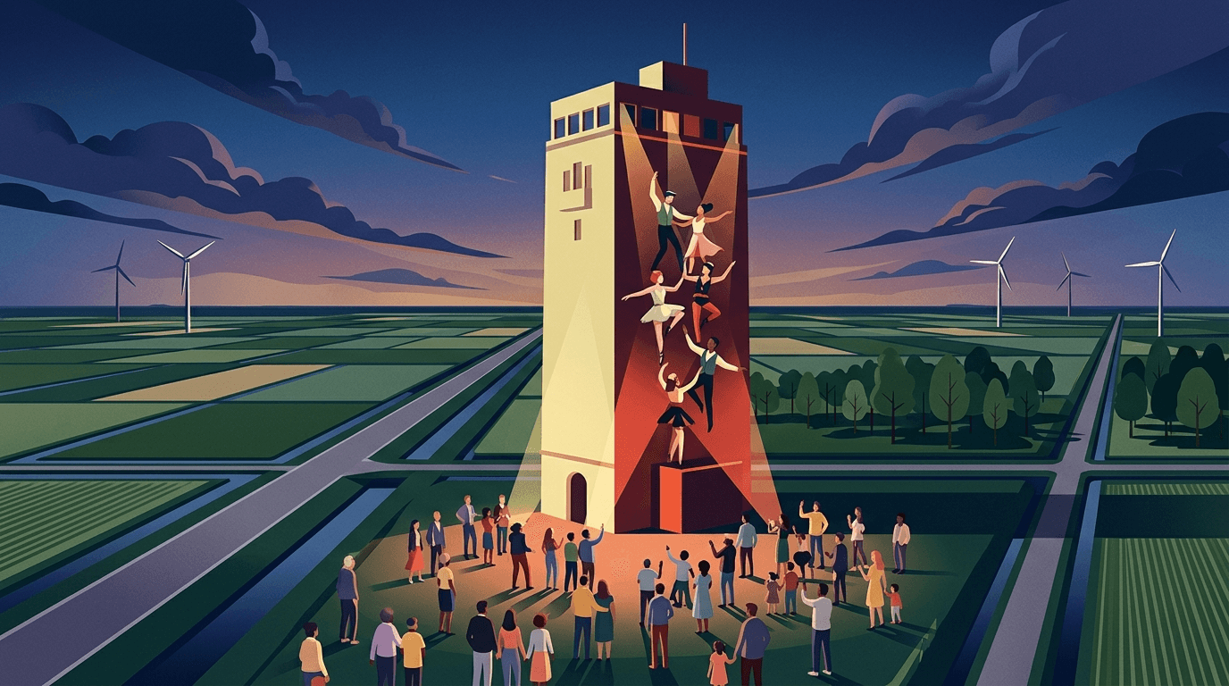 Poldertoren Emmeloord heropend met spectaculaire shows