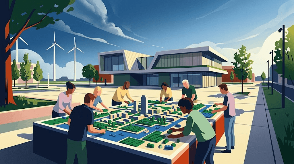 Lego-maquette van Almere krijgt groene make-over