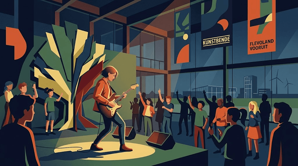 Jong creatief talent schittert op Kunstbende Festival Flevoland