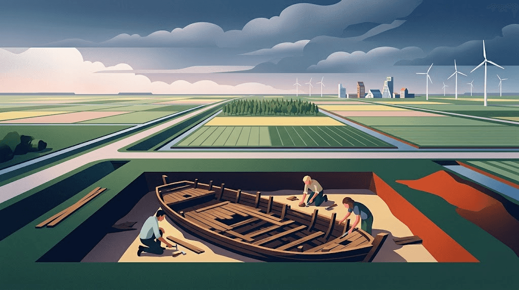 Eeuwenoud scheepswrak ontdekt bij Luttelgeest