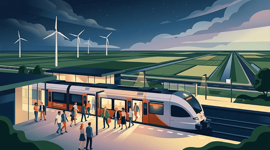 Arriva zet extra nachttreinen in voor Koningsnacht