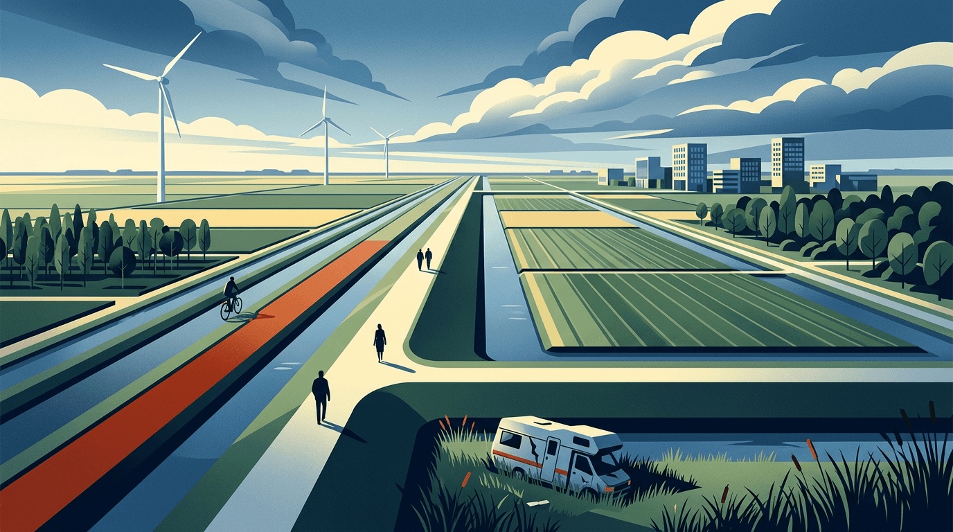 Twee gewonden bij camperongeluk nabij Lelystad