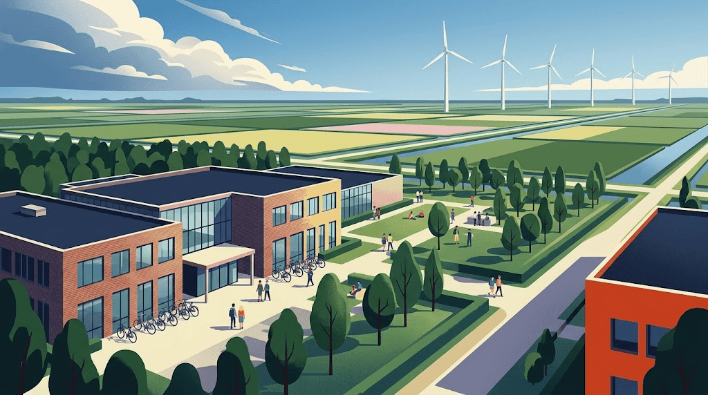 Nieuwe schoolcampus in Emmeloord gepresenteerd: Verkeersdrukte baart zorgen