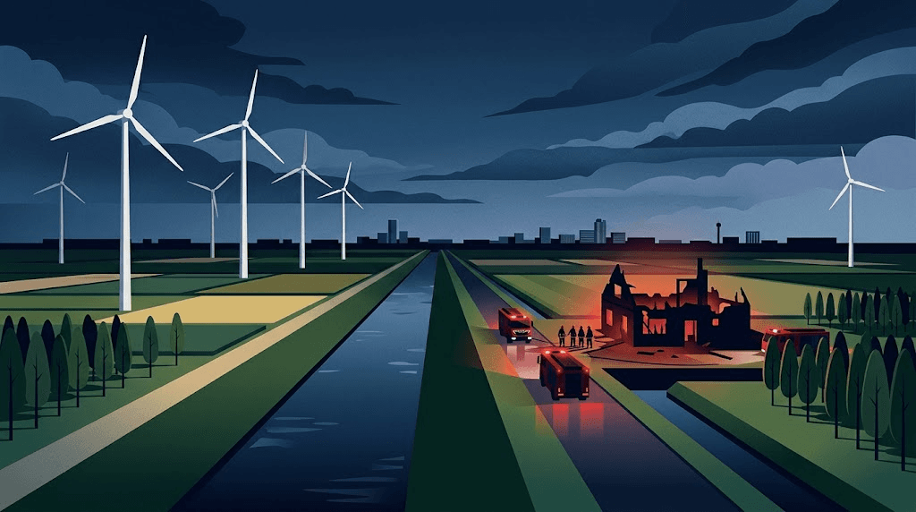 Opnieuw brand bij leegstaande sauna in Almere Stad