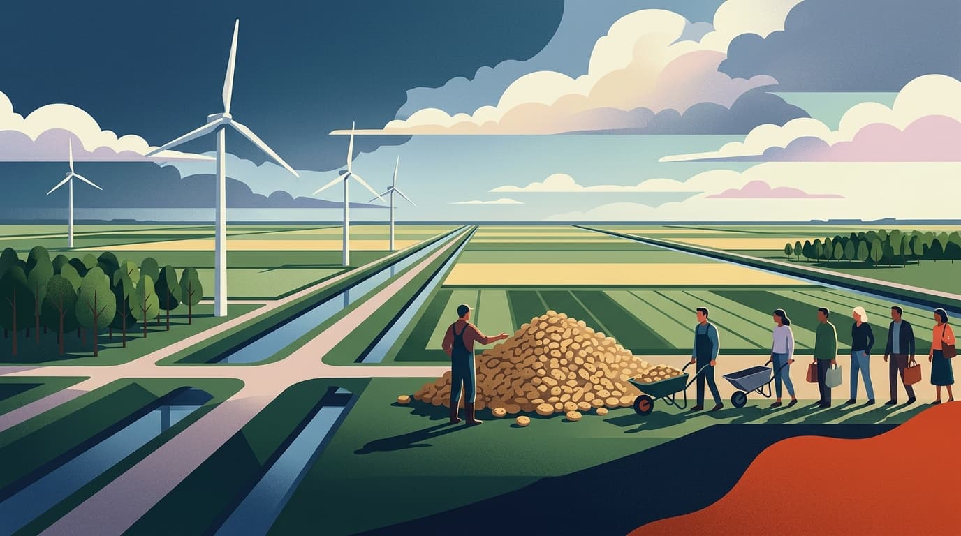 Drontense boer verkoopt aardappelen tegen spotprijs na faillissement afnemer