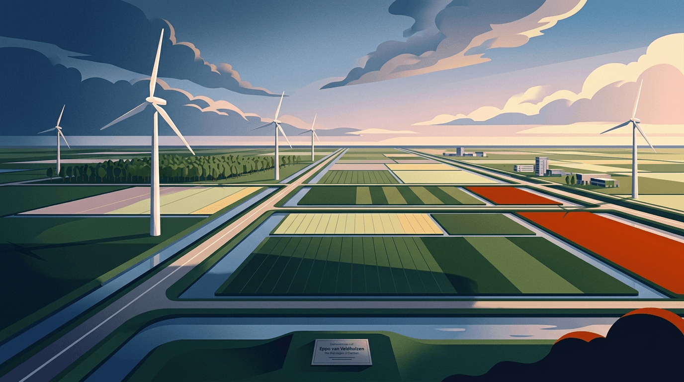 Dronten rouwt om overlijden eerste burgemeester Eppo van Veldhuizen