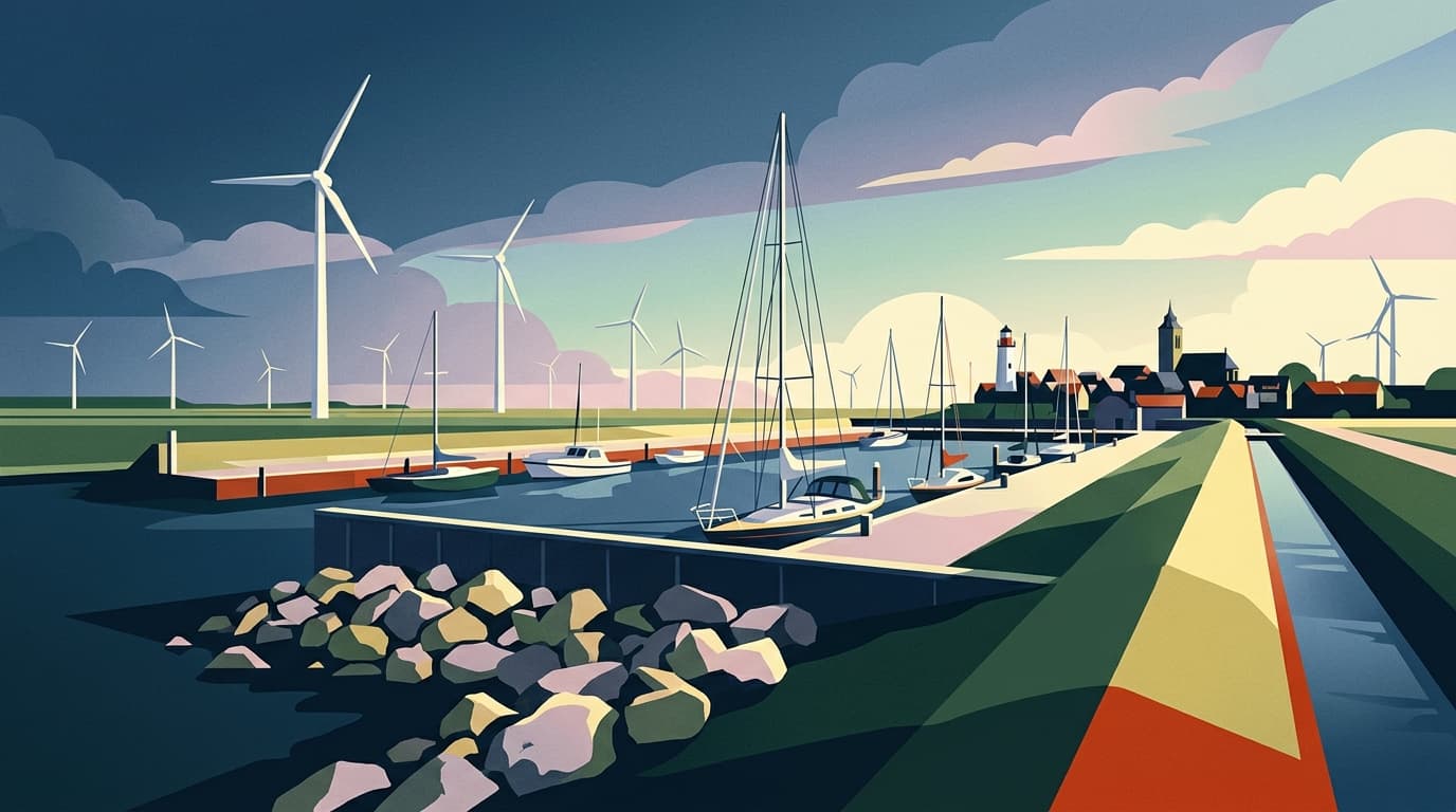 Minder ligplaatsen in passantenhaven Urk door instortingsgevaar