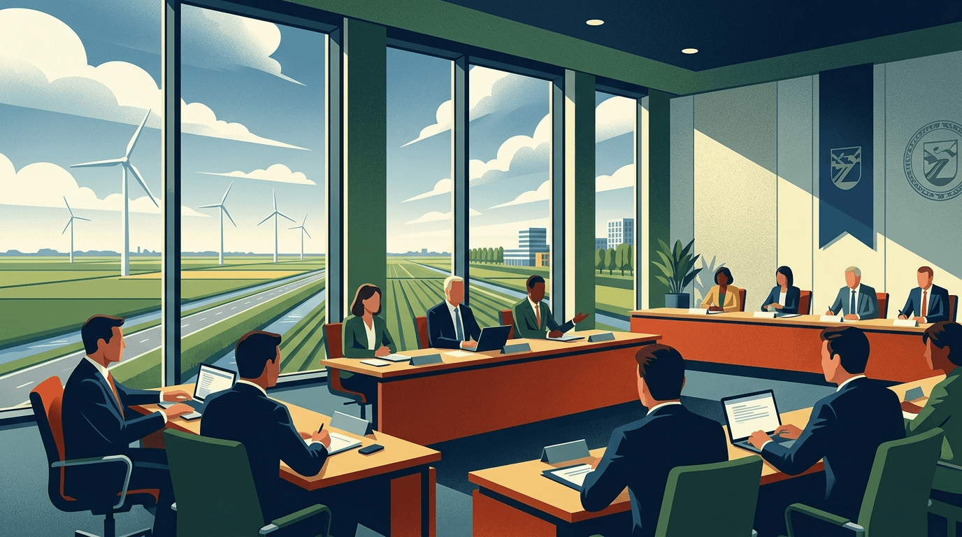 Provinciale Staten Flevoland bespreken vergadering van 22 april 2026